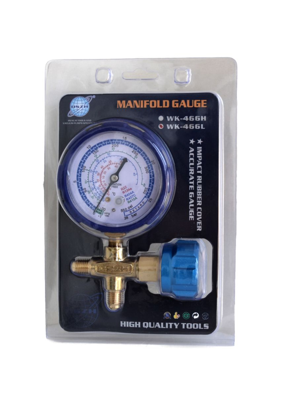 Манометрический одновентильный коллектор WK-466L низкого давления