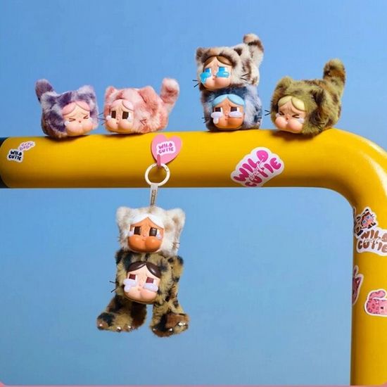 Коллекционная фигурка POPMART CRYBABY Wild But Cutie Series - Vinyl Plush Pendant Blind Box