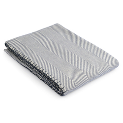 Плед шерстяной 130х180см Tkano Essential серый