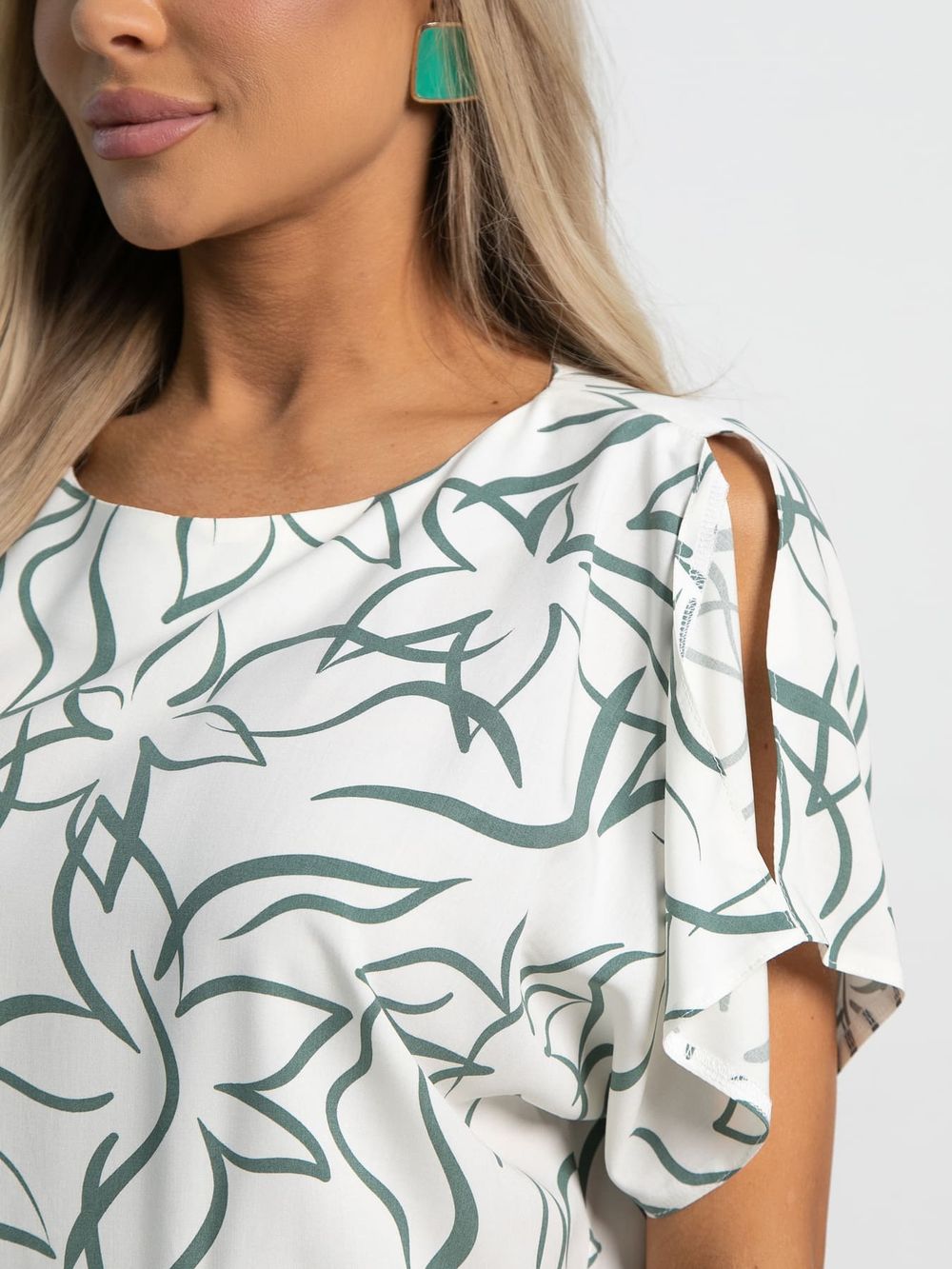 Костюм брючный Наше лето (мятно-молочный) К15717-8М LT Collection