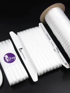 001 740/10 ОПТ Бретель глянец Lauma Fabrics, 10 мм, белый 001