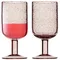 Набор бокалов для вина flowi, 410 мл, розовые, 2 шт.