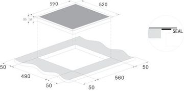 Индукционная варочная панель Candy CIS642SCTT