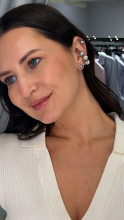 Кафф серебро