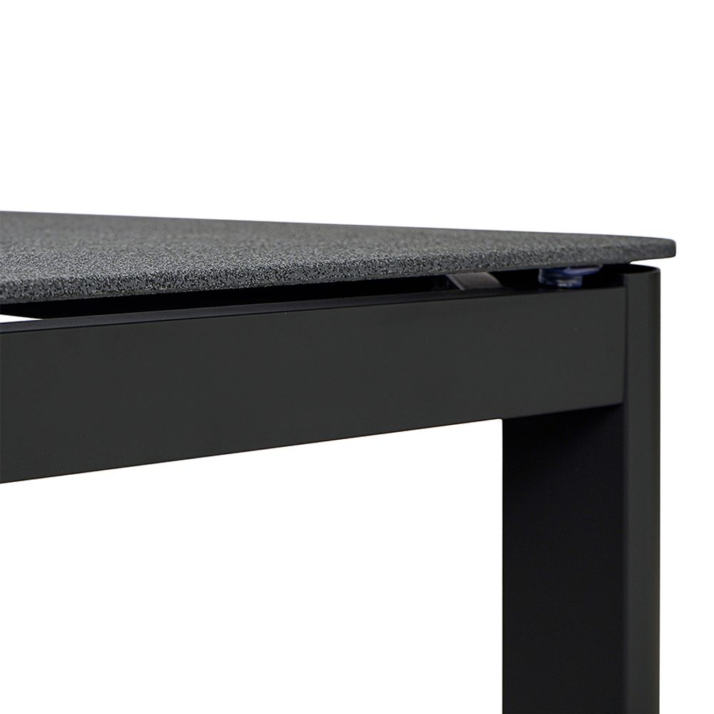 Стол обеденный Leif, 80х80 см, темно-серый