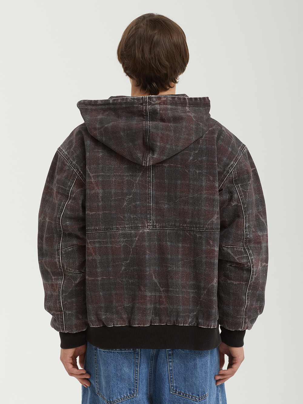 Мужская Куртка Distressed Plaid Ko Work