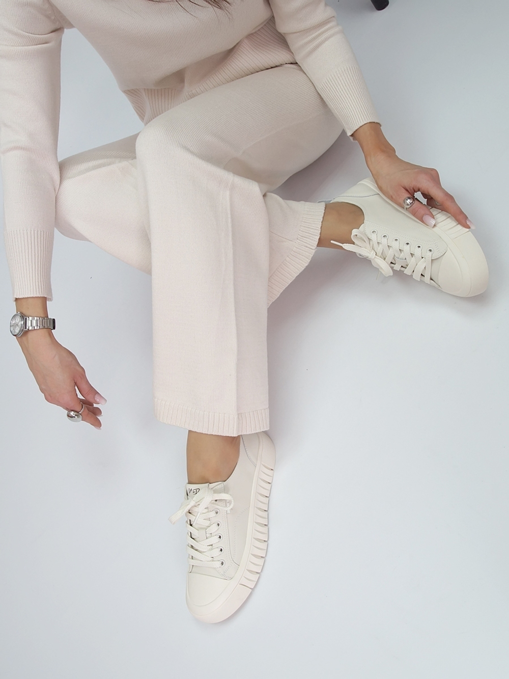 Кеды женские демисезонные натуральная кожа