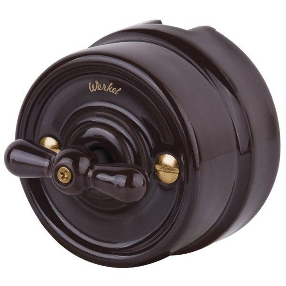 Винты для накладного выключателя 3шт. (золото) Ретро