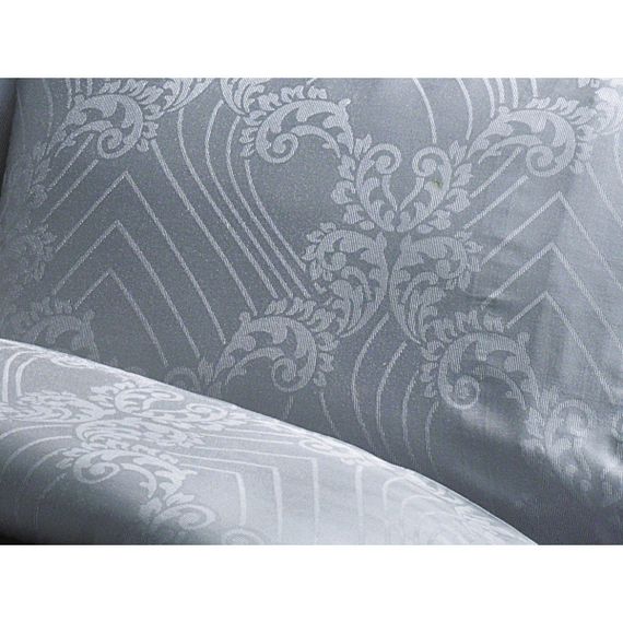 Постельное белье PRINCESS серый  жаккард deluxe TIVOLYO HOME Турция