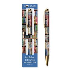 Qələm \ Ручка \ Pen Bodleian Libraries: Hobbies & Pastimes Bookshelves Boxed Decorative Ballpoint Pe