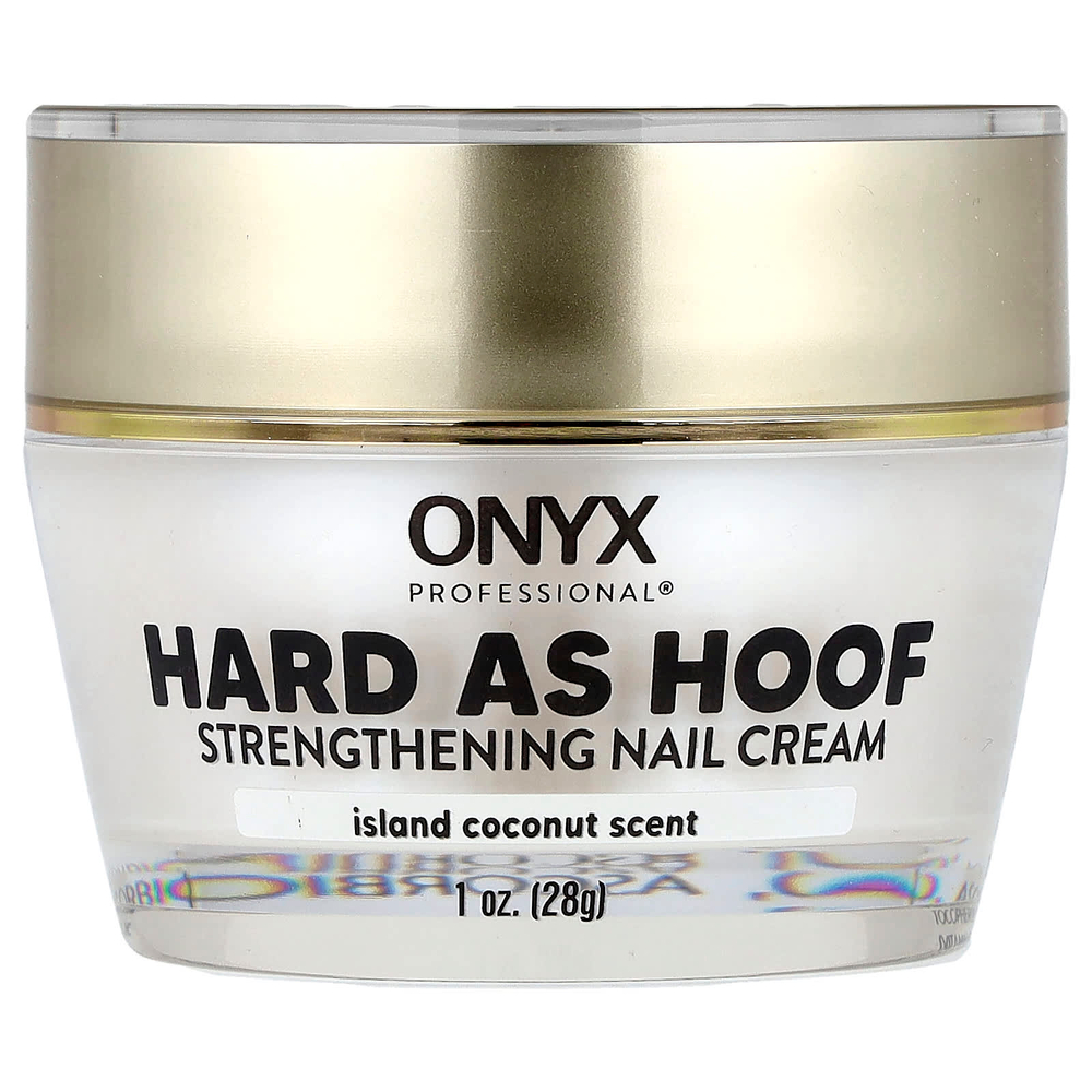 Onyx Professional, Hard As Hoof, укрепляющий крем для ногтей, кокос, 28 г (1 унция)
