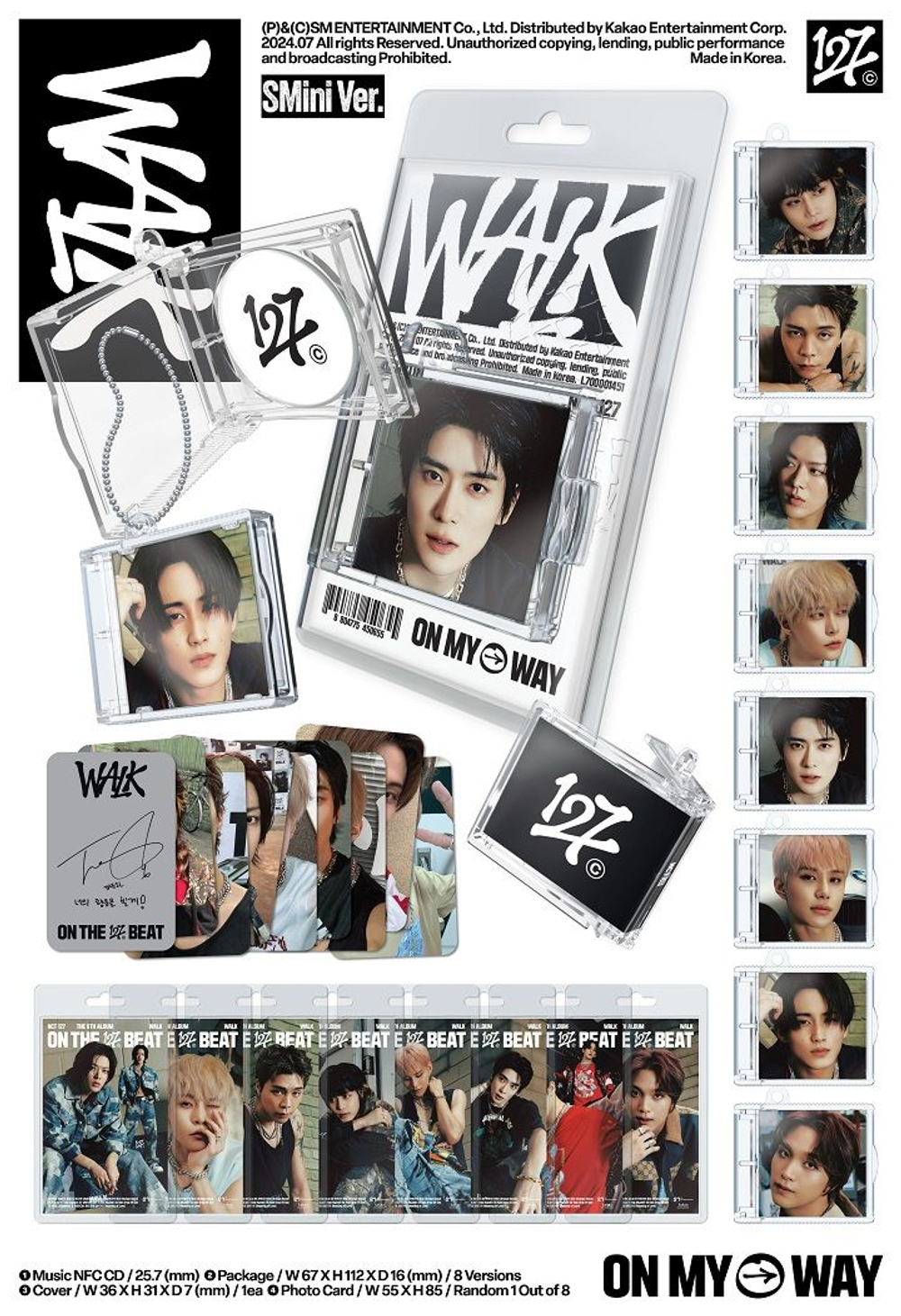 Альбом NCT 127 - WALK 6th Album SMini RANDOM Version