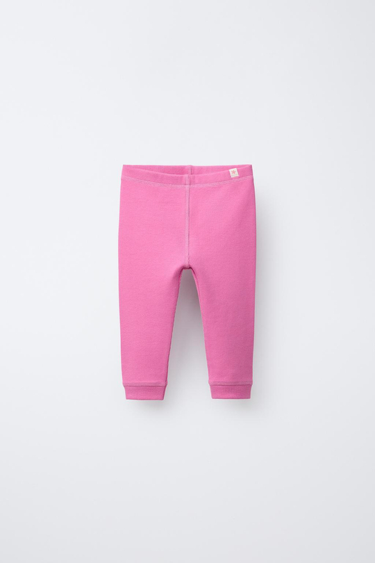 ZARA ЛЕГИНСЫ В РУБЧИК, ЦВЕТ ФУКСИИ