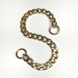 Ручка цепь пластиковая Золото