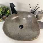 Каменная раковина из речного камня RS-05259 (48*45*15) 0862 из натурального камня