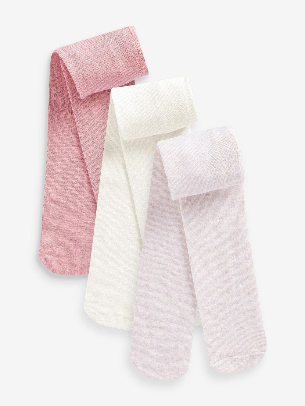 Колготки для малышей Next D67-425, 3 шт., Розовый, Бежевый
