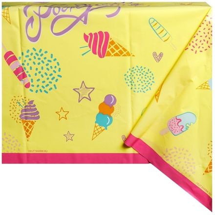 Скатерть С ДР "Мороженое" 130х180 см