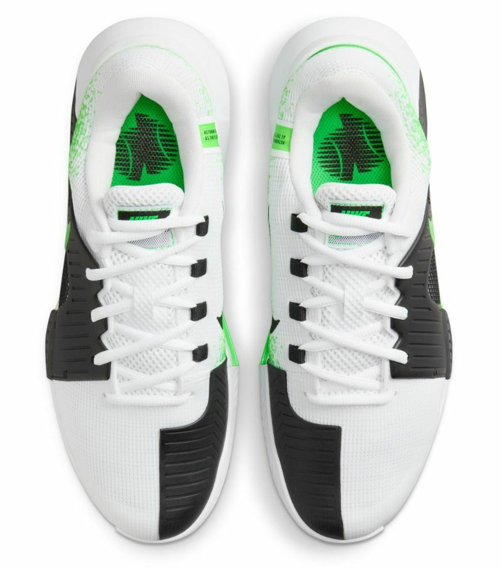 Женские теннисные кроссовки Nike Zoom GP Challenge 1 - white/poison green/black