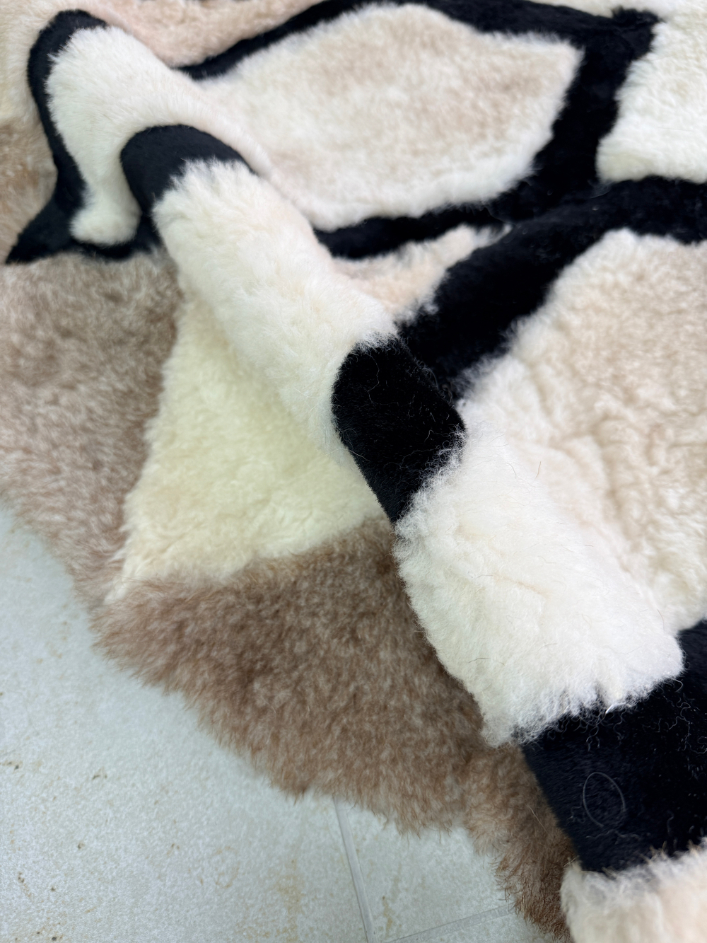 Ковер шкура натуральная овчина меховой