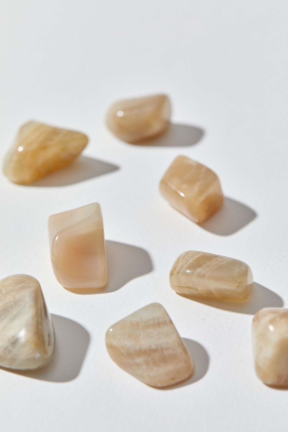 Лунный камень галтовка