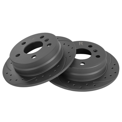 Диск тормозной задний перфорированный PRO-Line с покрытием (компл.2 шт) MB W169/W245 all 04- GANZ GIJ06131S