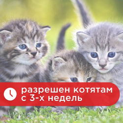 Суспензия от гельминтов для кошек, сладкий вкус Чистотел Глистогон, 5мл. Пирантел/Празиквантел