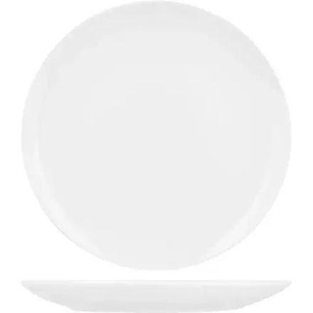 Тарелка «Коллаж» без борта фарфор D=200,H=22мм белый