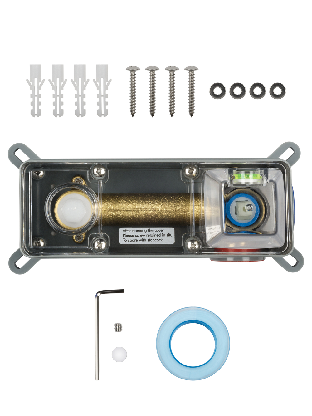Смеситель для раковины встраиваемый WONZON & WOGHAND STEAM, Хром (WW-88869008-CR)