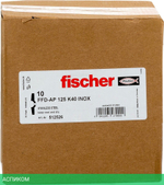 Диск лепестковый Fischer FFD-AP 125 K40 Inox (512526)