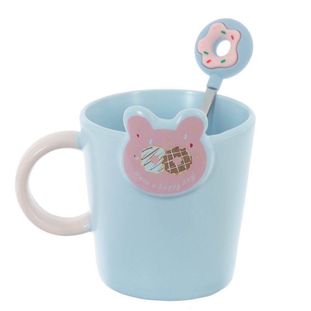 GAEM Кружка с ложкой, 350 мл, L12 W9,5 H11 см