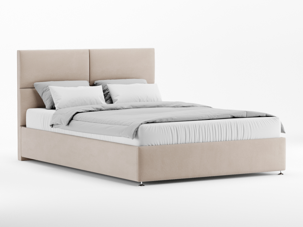 Мягкая двуспальная кровать "Примо" с подъемным механизмом