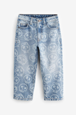 Джинсы для мальчика Next B36-686, Голубой