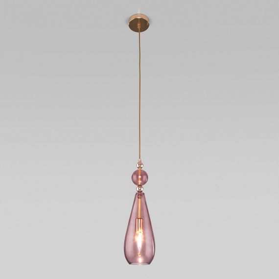 Подвесной светильник Eurosvet Ilario 50202/1 пурпурный