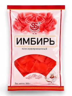 Имбирь розовый консервированный 300 г * 3 шт