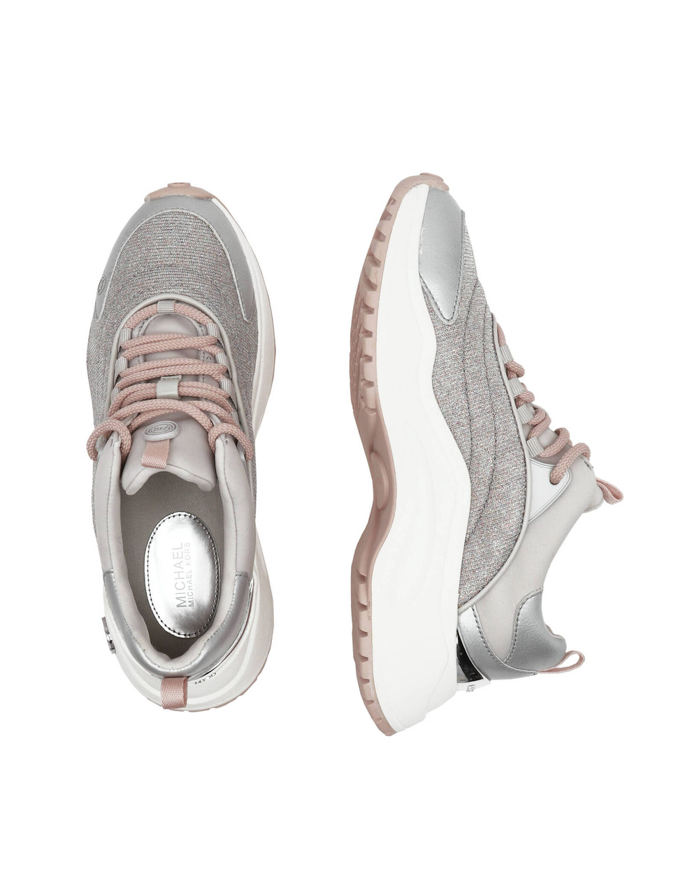 кроссовки dara Michael Kors - серебряный(43R3DRFS2D)