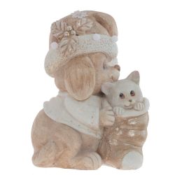 GAEM Фигурка декоративная с подсветкой "Щенок и котёнок"(3хААА,н/п) L30 W26 H40 см