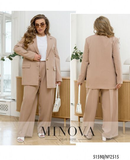 Пиджак 2515-бежевый Minova Фото 1