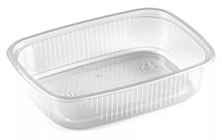 Одноразовые контейнеры 125мл 108х82мм ПП прозрачный (100/1000шт)