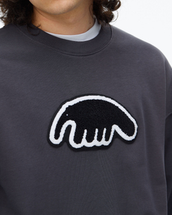 Толстовка ANTEATER Crewneck-Grey-Black-Logo