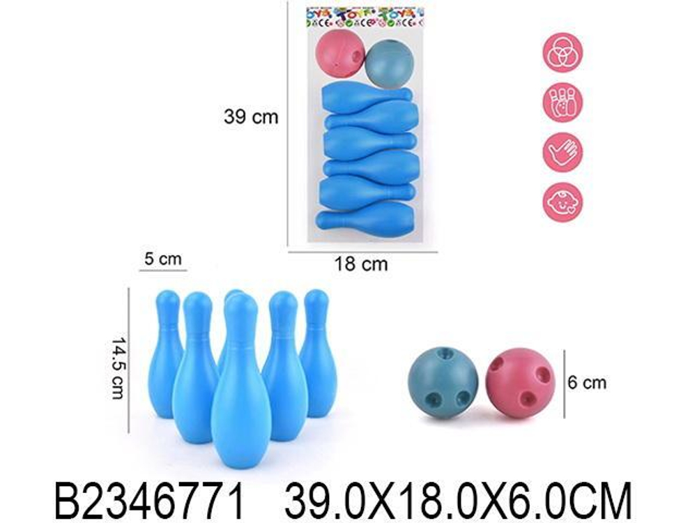 Набор для игры в боулинг, пакет 312-10