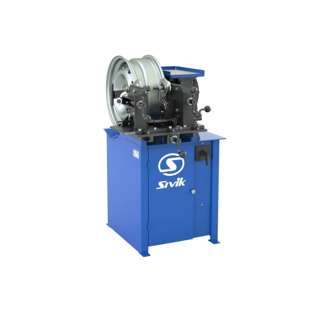 Стенд для правки автомобильных дисков Титан ST/17 380В Синий RAL5017