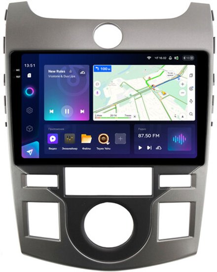 Магнитола для Kia Cerato Koup 1 2008-2013 - Teyes CC3-2K монитор 9.5" 2K QLED на Android 10, ТОП процессор, CarPlay, 4G SIM-слот