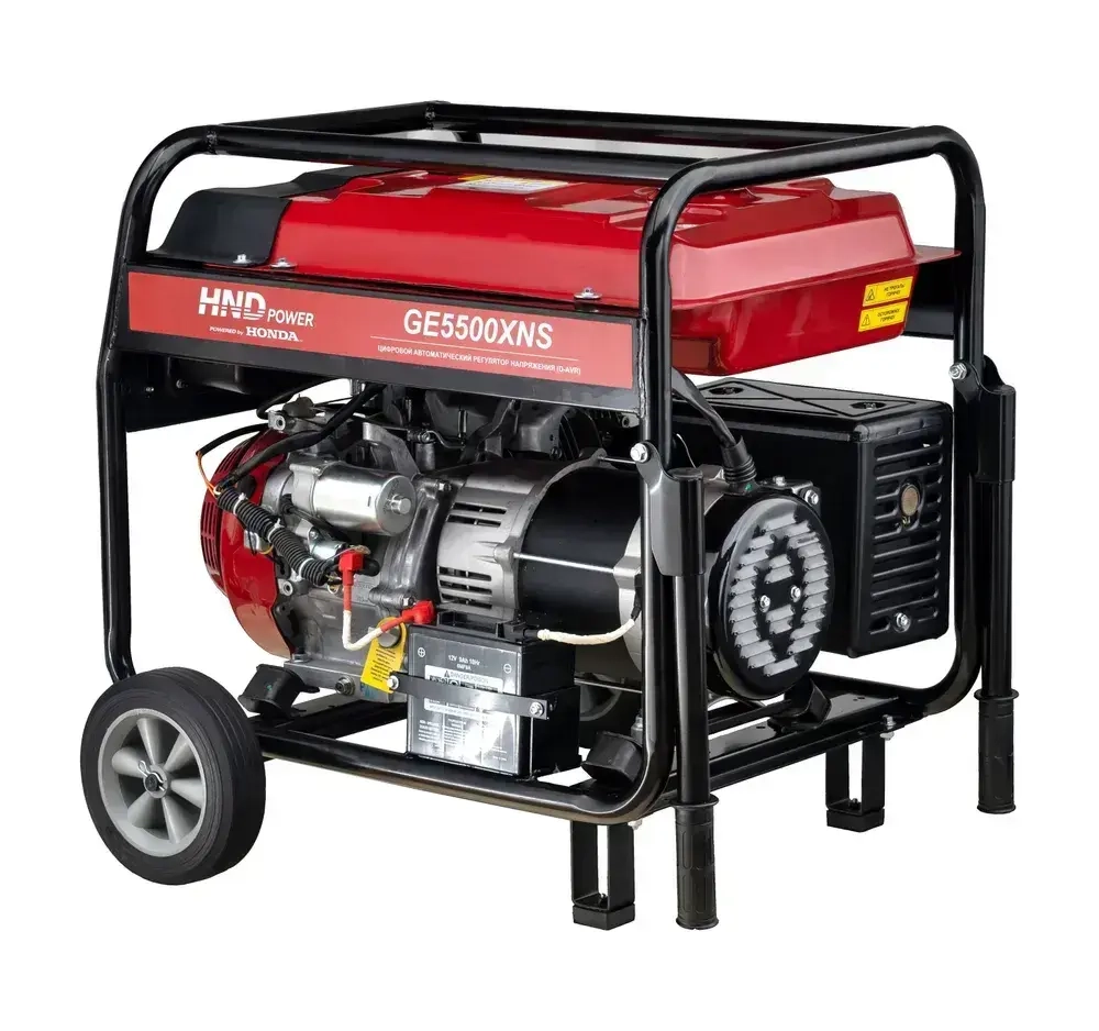 Генератор бензиновый HND GE5500XNS с двигателем Honda