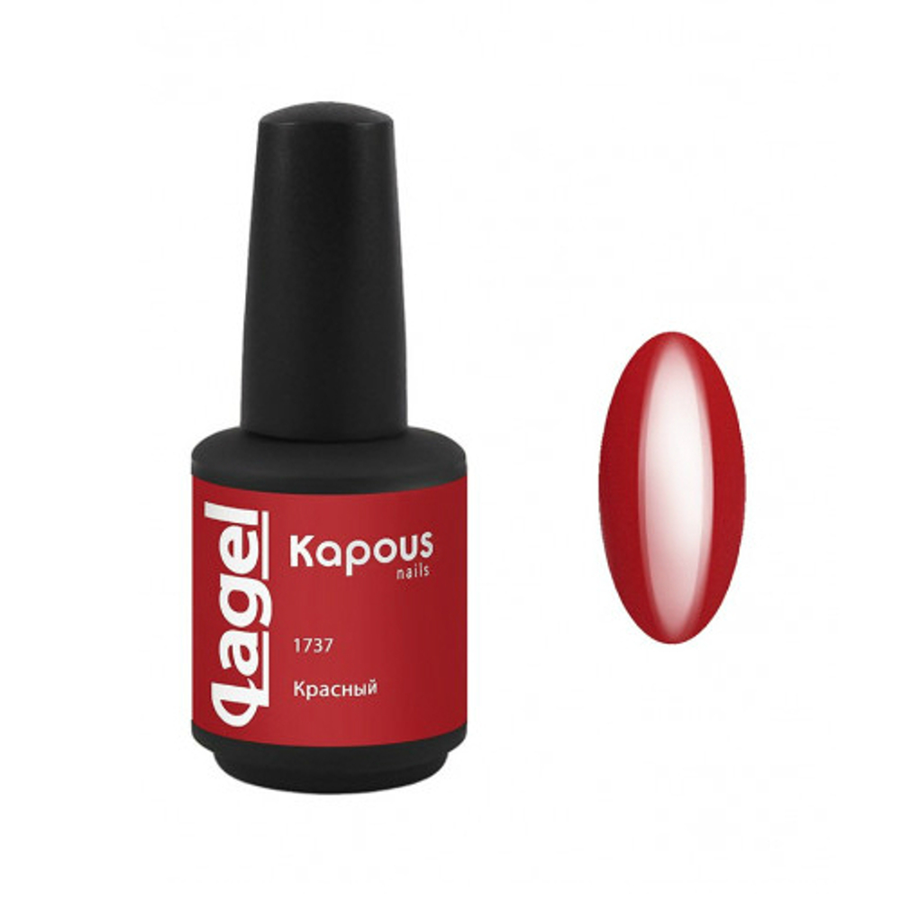 Гель-лак 1737 Красный LAGEL, Kapous, 15 мл