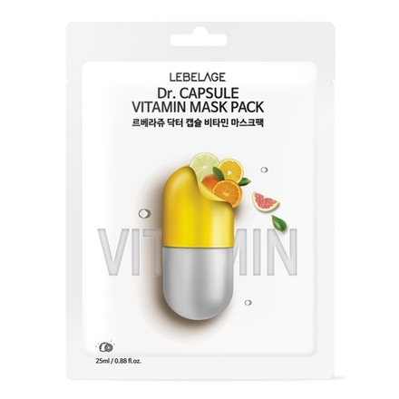 LEBELAGE Капсульная маска с витамином DR.CAPSULE VITAMIN MASK PACK (25 гр.)