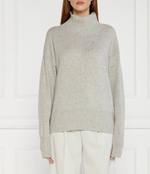 Хлопковый свитер famindi BOSS BLACK - пепельный(50521898)