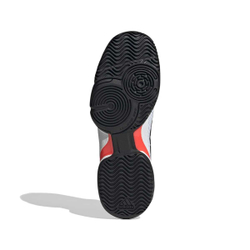 детские Кроссовки теннисные Adidas Barricade K - cloud white/core black/solar red