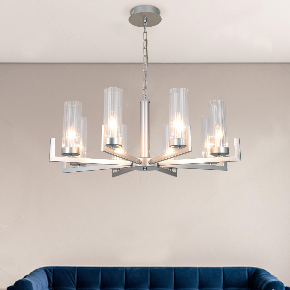 Подвесная люстра 60133/8 серебро