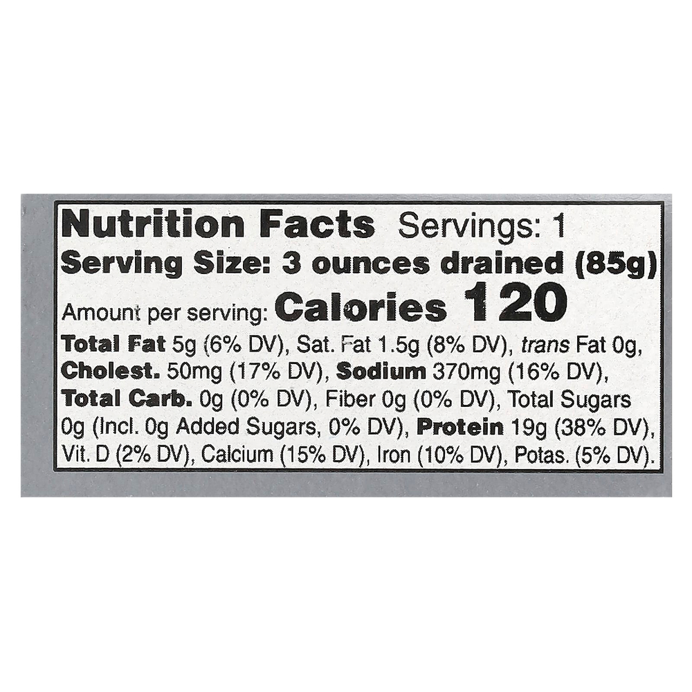 Wild Planet, дикие белые анчоусы, в воде с морской солью, 125 г (4,4 унции)