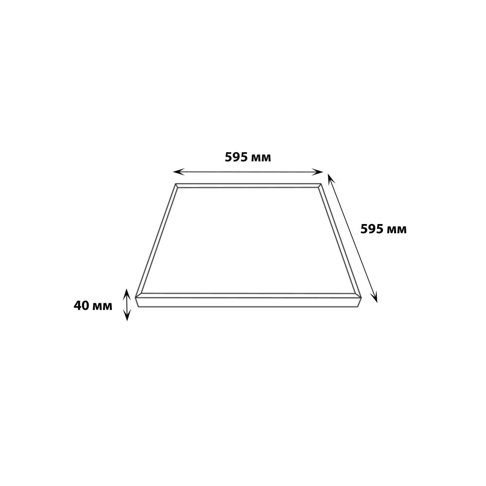 ULP-6060 28W-3950К-EMG IP40 SCHOOL WHITE Светильник светодиодный потолочный универсальный с БАП. Белый свет 3950K. 4400Лм. Корпус белый. В комплекте с и-п. ТМ Uniel.
